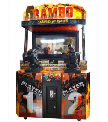 China Amusement Center Wonderland Game Machines 55LCD Coin Operated Rambo Shooting Arcade Games zu verkaufen