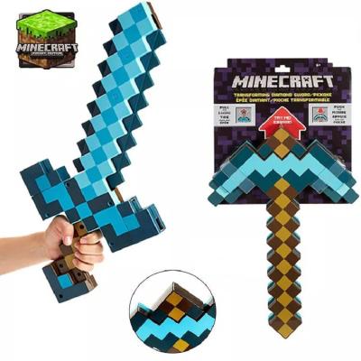 China 3D MODEL 3D My Safety Eva Cosplay Collections Mine Craft Diamond Sword of Plastic World Action Numbers for Kids for sale