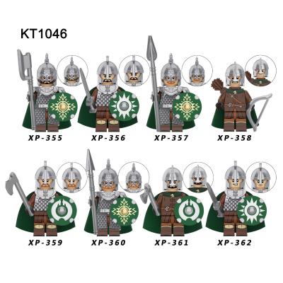 China MODEL TOY KT1046 The Lord of the Rings Medieval Knight Ax Guard Mini Action Figures Ax Throwing Toys Lord Dagger Royal Ax Guard Archer for sale