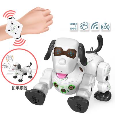 China Remote Control Watch / Smart Touch Electronic Pet Follow Me Tail Jet Smart RC Toys Watch Puppy Robot Remote Control Dog For Kids for sale