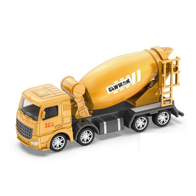 China 1:55 Simulation Model Children's Alloy Car Model Toys Engineering Excavator Set Consturction Vehicle Concrete Mixer Crane for sale