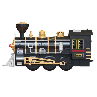 China New Christmas New Christmas Train Tracks Battery Operated Material Battery Operated Electronic Model Train Toy Electric Train Toy Set for sale