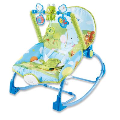 China New Design Hot Selling Vibration Music Baby Electric Swing Rocking Chair Game Sleeper With Hanging Toys For Baby for sale