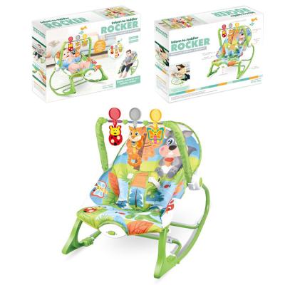 China Hot Selling Musical Rocking Bouncer Eco-friendly Material Multifunctional Electric Baby with Hanging Toys for Infant and Toddler for sale