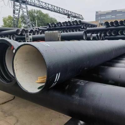 China Drinkable Water/Sewage Water Good Ductility Water Supply Ductile Iron Pipe Class K9 Dn100 Price List for sale