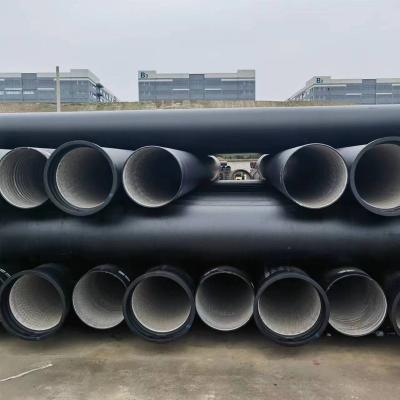 China Drinkable Water/Sewage Water Dn100 Dn150 Dn200 K7 K9 Di Pipe /Grade K9 Cement Coating Thickness 450mm Ductile Iron Pipe Cost for sale