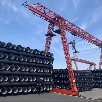 China Drinkable Water/Sewage Water Corrosion-resistant Water Pressure Test Ductile Black Iron Pipe 700mm for sale