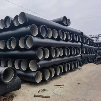 China Drinkable Water/Sewage Water High Quality C40 C30 C25 K9 Iso2531 En545 Black 600mm Ductile Cast Iron Pipes for sale