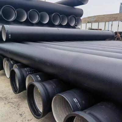 China Drinkable Water/Sewage Water Epoxy Coated Cast Iron Pipe 125mm C40 C30 C25 K9 10 Inch Ductile Iron Pipes Domestic Flange 300mm Water Supply Pipe Accessory for sale