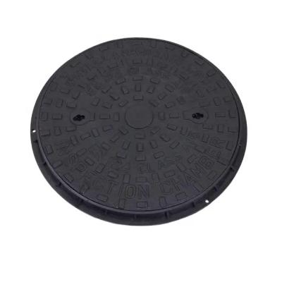 China Industry Manufactures Supply  Customized 400kn 60x60 round cast iron c250 en124 d400 dn700 iron manhole cover Ductile Iron Manhole Cover for sale