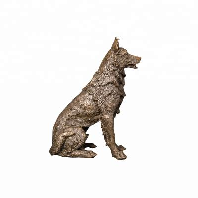 China Europe ArtsHom DW-115 Child Room Decoration Small Dog Animal Figurines Dog Art Decor Statue Sculpture for sale