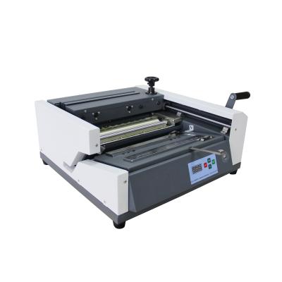 China Factory U-PB380 Semi-automatic Desktop Hot Melt Glue Binding Machine For Books for sale