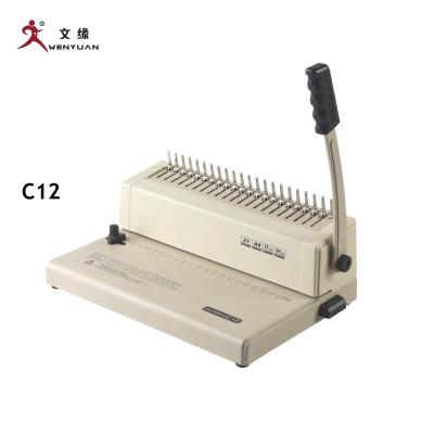 China U-C12 21 Holes Paint Binding Machine For Office Use A4 375x260x120mm for sale