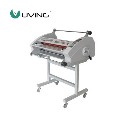 China High Quality Professional U-L650A 650mm Double Side Hot And Cold Rolling Laminating Machine With Slitting A3 Blade for sale