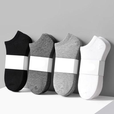 China Wholesale Summer Solid Color Ankle Thin Breathable Cotton Booties Box Men Dress Sock for sale