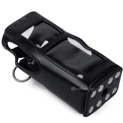 China Walkie Talkie Leather Carrying Case with Belt Clip & Strap for Motorola lMTH600 MTH650 MTH800 MTH850 MTP850 digital 2-Way Radio MTP850 for sale