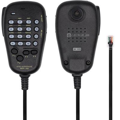 China MH-48A6J 6 Pin Coil Cord DTMF Speaker Hand Microphone for Yaesu Mobile Radio FT-7900R FT-7100M1 FT-1900R FT-2600 FT-2800 FT1807 MH-48 for sale