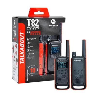 China TALKABOUT T82 Extreme PMR446 license free 2-Way  WALKIE-TALKIES Splash proof IPx2 Radio Twin Pack for Motorola communication T82 for sale