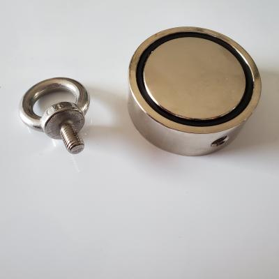 China Industrial Magnet Fishing Rare Earth Material Neodymium Super Strong Magnetic Magnet With Threaded Eye for sale