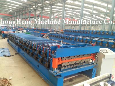 China Double layer sandwich panel roofing sheet forming machine with CNC control system for sale