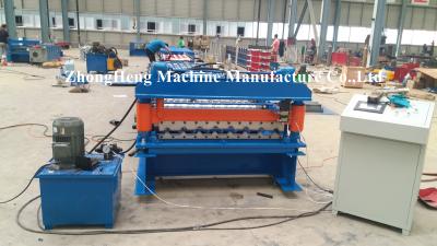 China Zinc / Aluminum Forming Machine 15 m / min Speed Roof Sheet Bending Machine for sale