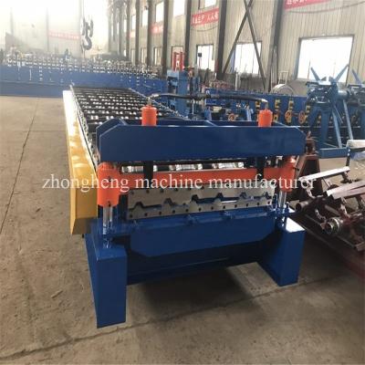 China 1000 Ibr Roof Sheet Cold Roll Forming Machine With High Speed for sale