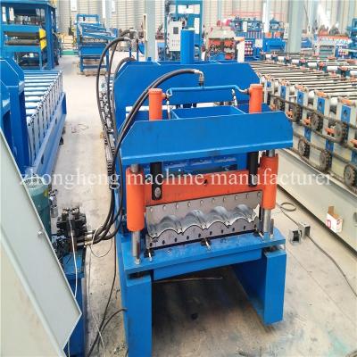 China 2 - 3 M / Min Speed Glazed Tile Roll Forming Machine for Making Steel Plate for sale