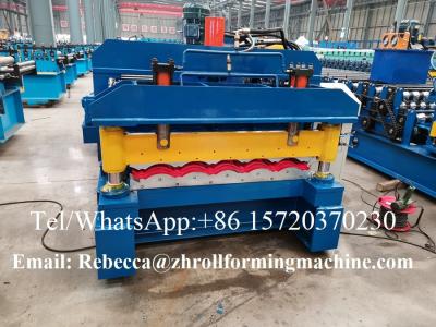 China Yaskawa Tile Sheet Roll Forming Machine Steel Foot Sheet Maker 0.3-0.8Mm 2-4M/Min zu verkaufen