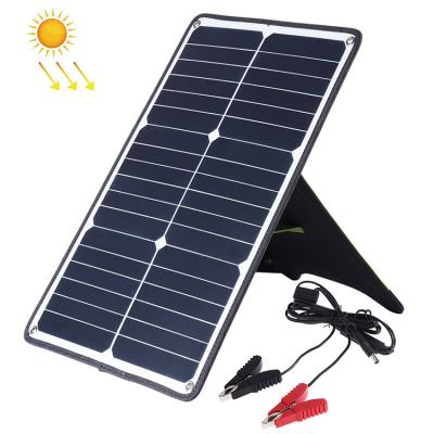 China High Quality Short Circuit Protection Bag 20W Solar Panel Solar Charging Panel With Tiger Clip for sale