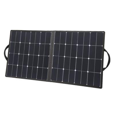 China 100W Solar Panel 116cm*53.6cm Environmental Friendly Portable Foldable Solar Panel 100w Monocrystalline Silicon for sale