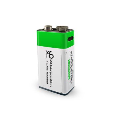 China 1.5H Of Lithium Ion Battery 650mAh Capacity 9V Fast Charging Rechargeable Lithium Battery 650mAh for sale