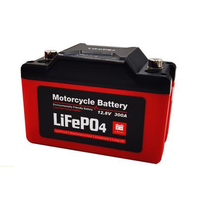 China New Fashion Motorcycle Starter Battery 12V2AH LiFePO4 Battery Lithium Polymer Battery 106*57*85MM for sale