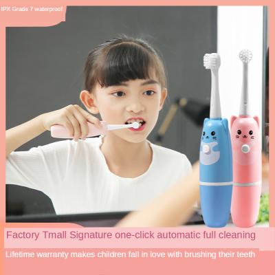 China Sonic Children Oral Clean Power Animal Electric Toothbrush Battery Operated Custom Small Toothbrush Kids for sale