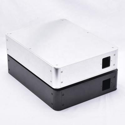 China Aluminum Alloy BRZHIFI BZ2106 Amplifier Customizable High Fidelity Enclosure Diy Power Outlet Chassis Professional Audiophile Outlet Box for sale