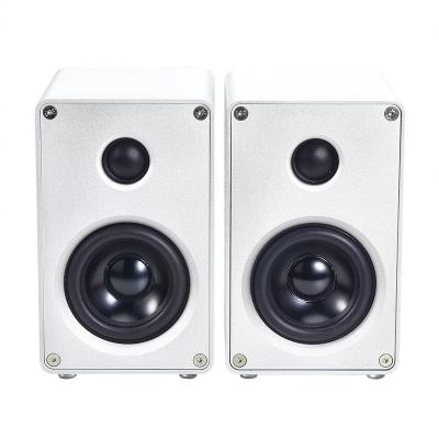 China BRZHIFI Aluminum Alloy Home Theater Displayracks 3 Inch Speaker 2.0 Channel Passive Two Way Audio Desktop Computer Stereo Speaker for sale