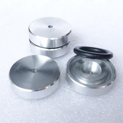 China Aluminum Alloy Round Shaft Brushed Aluminum Slide Potentiometer Knob for sale