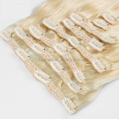 China 100% Silky Straight Wave Hair 100% Tangle 7A Free Straight Indian 130G Remy Hair Extensions Clip In for sale