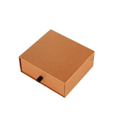 China Recycled Recycled Materials Cardboard Paper Drawer Gift Boxes Custom Printing High Quality Kraft Paper Gift Box for sale