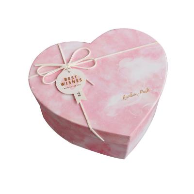 China Recycled Materials Design Logo Rigid Cardboard Heart Shaped Luxury Custom Paper Chocolate Gift Packaging Boxes for sale