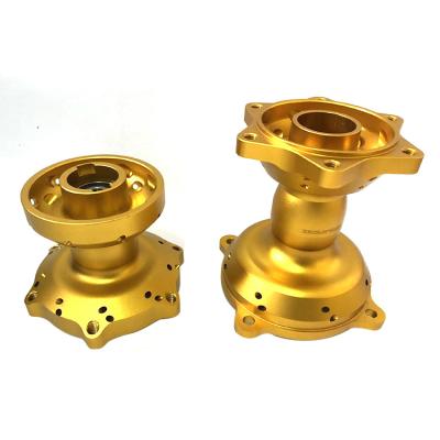 China Hard Alloy Material Custom Color Durable Motorcycle Spoke Wheel Hubs for sale