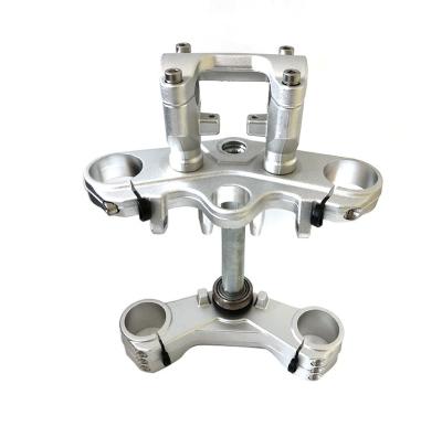 China Factory Direct Wholesale Hard Stem Steering OEM Parts Triple Clamps For Motorcycles for sale