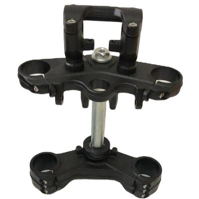 China High Performance Alloy Motorcycle Tough Adjustable Triple Clamps Triple Clamps Dirt Bike for sale