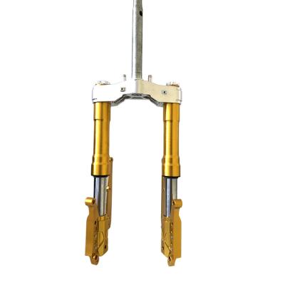 China Wholesale Custom Motorcycle Front Fork Retro Logo Hard Adjustable Front Forks for sale