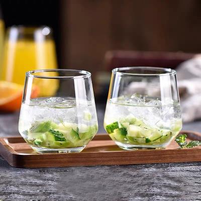 China Large Capacity Modern Clear Wine Glass Water Stemless Glass Cup for sale