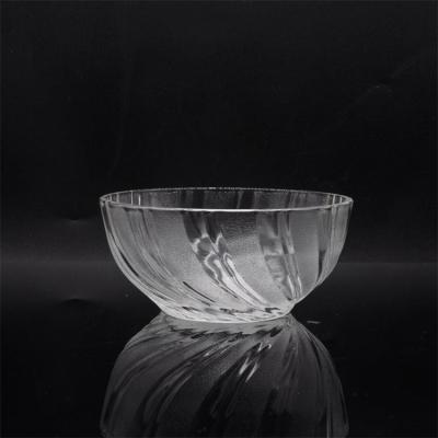 China Viable Clear Glass Ice Cream Bowl Salad Bowl Set Glass Tableware Glass Bowl for sale