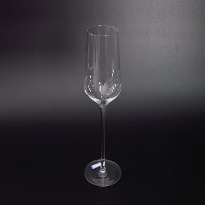 China Gift Cup Champagne Flute Gift Set Stemless Champagne Flutes Bulk Yellow Champagne Flutes for sale