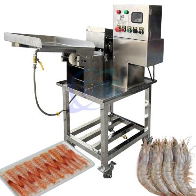 China Sushi and shrimp belly opening machine Seafood and shrimp processing belly opening machine Cooked shrimp back cutting ma zu verkaufen