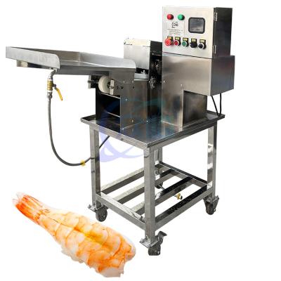 China Easy Operate Shrimp EBI Cutting Machine Prawn Belly Open Machine for sale