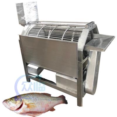 Cina Drum type automatic electric fish scale removal machine Stainless steel seafood processing equipment fish cleaning machi in vendita