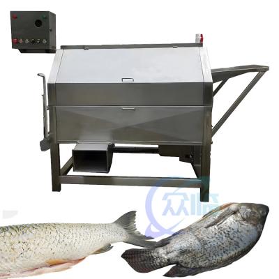 China Fish scale cleaning automatic electric fish back opening cutting machine fish scale machine Te koop